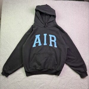 AIR Moon Safari Hoodie Mens Medium Black Sweatshirt North American Tour Merch